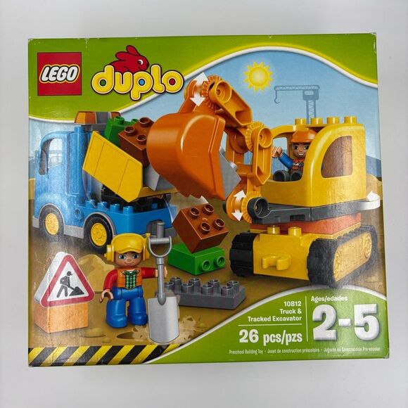 NIB Lego Duplo 10812 Retired Truck and Tracked Excavator - Picture 1 of 6